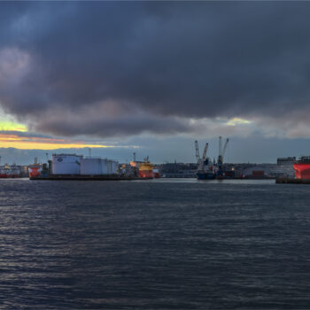 Sunset Aberdeen Harbour